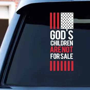 Isten gyermekei nem eladó matrica, lökhárító matrica matrica autó laptop fali ablak lökhárító matrica autó kiegészítők N8F9