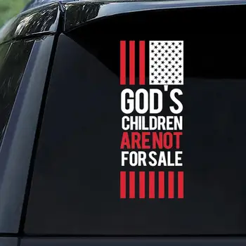 Isten gyermekei nem eladó matrica, lökhárító matrica matrica autó laptop fali ablak lökhárító matrica autó kiegészítők N8F9