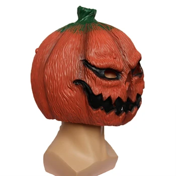 Tök maszk Halloween ajándékok ijesztő dekorációk felnőtteknek Hátborzongató jelmezek Férfiak kísérteties horror fejmaszkok