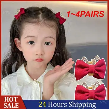 1 ~ 4PÁROK Gyermek háromdimenziós nyúlfül hajtű Legyen könnyen hordozható sokoldalú és divatos bowknot hajtű