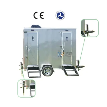 2023 Testreszabott hordozható mellékhelyiség pótkocsi WC mobil hordozható Indiában megfizethető áron elérhető Indiából