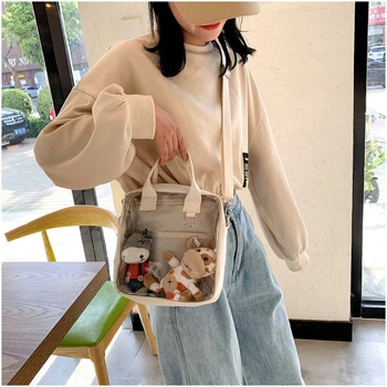 Japán Kawaii Itabag - nők PVC átlátszó táska Új nyári crossbody táskák Tote pénztárcák és kézitáskák váll Ita táska Bolsa Mujer
