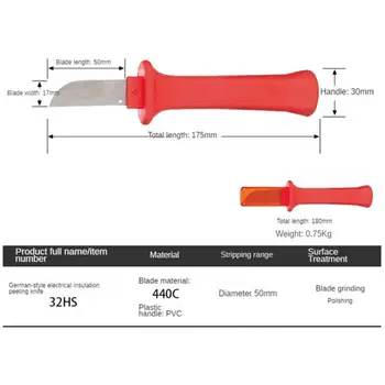 Colors márka 31HS német stílusú kábel kés Drót sztriptíz Szabadalmi sztrippelő szerszámok