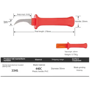 Colors márka 31HS német stílusú kábel kés Drót sztriptíz Szabadalmi sztrippelő szerszámok