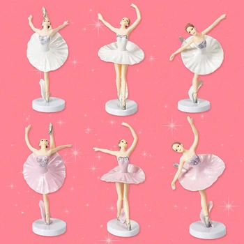3 db balett lány torta tánc születésnapi dekoráció kislány szívesség boldog születésnapot dekoráció
