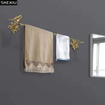 Amerikai réz madár dekoráció törölköző bár törölközőtartó fürdőszoba WC papír törölköző tároló fal állati fém fürdőszobai kiegészítők