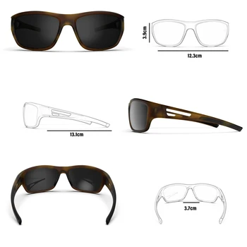 2023 Suukaa polarizált horgásznapszemüveg férfiaknak Horgászat Vezetés Kerékpározás UV védő szemüveg Sport napszemüveg UV400 szemüveg