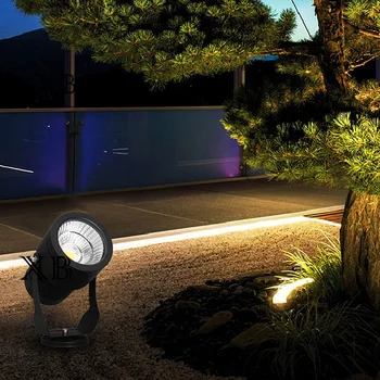 LED kerti lámpák szabályozható kültéri Waterprof fű lámpa 220V110V12V 10W 15W tájizzó IP65 Led Light Garden Path spotlámpák