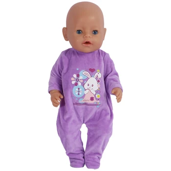 Új baba jump ruhák 43 cm-es baba babához 17 hüvelykes újjászületett baba babák ruhák és kiegészítők Rompers baba született ruhák