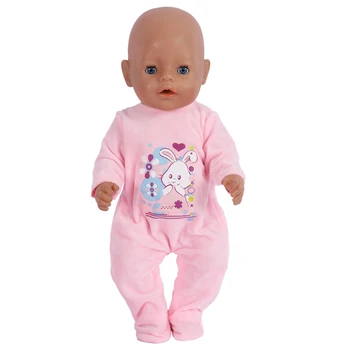 Új baba jump ruhák 43 cm-es baba babához 17 hüvelykes újjászületett baba babák ruhák és kiegészítők Rompers baba született ruhák