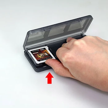 3X Clear 6 In 1 Game Card tároló tok kazetta doboz Nintendo 3DS XL LL NDS DSI