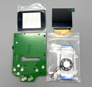 1Set 2,6 hüvelykes IPS LCD képernyő V3.0 módosító készlet kiemelő képernyő Nintendo Gameboy GB játékkonzolhoz