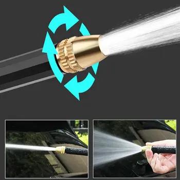 Hordozható nagynyomású vízpermetező nagynyomású pisztoly tisztításhoz Könnyen hordozható erős teljesítmény Erős nyomás gumicsővel