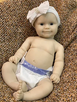 20Inch festetlen Big Girl Maddie Full Soft Solid Szilikon Reborn babák Kézzel készített újjászületett baba baba újjászületett Corpo De Silicone
