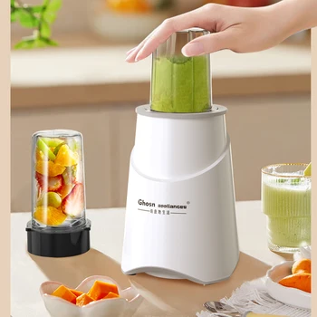 Elektromos gyümölcscentrifuga Mini hordozható turmixgépek konyhai gyümölcskeverők Elszívók Multifunkciós gyümölcslé készítő gép háztartási készülék élelmiszer