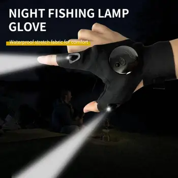  Erős fény zseblámpa fekete hordozható kicsi és könnyű Könnyen használható tartós szög Éjszakai horgászfelszerelés Jármű javítás