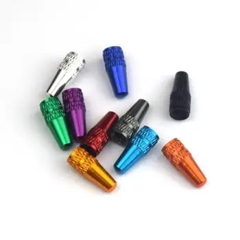 1/2DBS készlet Szivárványszínű gumiabroncs szelep Alumínium kupakok szelepekhez Francia szelep Presta kerékpár gumiabroncs kalap MTB tartozékok