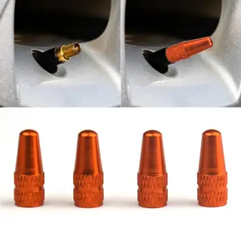 1/2DBS készlet Szivárványszínű gumiabroncs szelep Alumínium kupakok szelepekhez Francia szelep Presta kerékpár gumiabroncs kalap MTB tartozékok