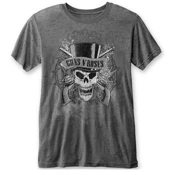 Guns N' Roses Faded Skull Official Tee T-Shirt Mens Unisex