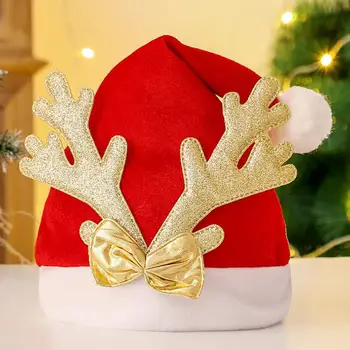 Christmas Party kalap Kiváló mosható Unisex jávorszarvas Mikulás gyerek karácsonyi kalap Party kellékek