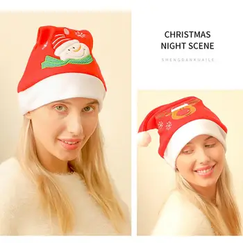 Christmas Party kalap Kiváló mosható Unisex jávorszarvas Mikulás gyerek karácsonyi kalap Party kellékek