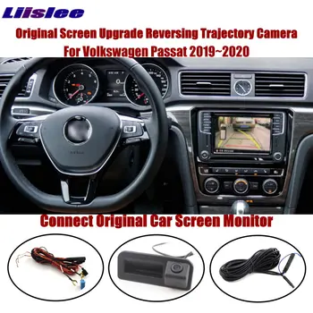 Autó visszapillantó kamera VW Passat (B8) 2014-2023 MQB MIB rendszer parkoló vissza intelligens pálya kép CAM