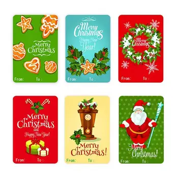 Karácsonyi címkék 250db, karácsonyi boríték matricák, karácsonyi ajándékcímke matricák, öntapadós névcímke matricák dekorációhoz