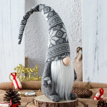 Gnóm karácsonyi dekoráció Nomes díszek Karácsonyi törpék manó díszek Karácsonyi medálcsepp díszek