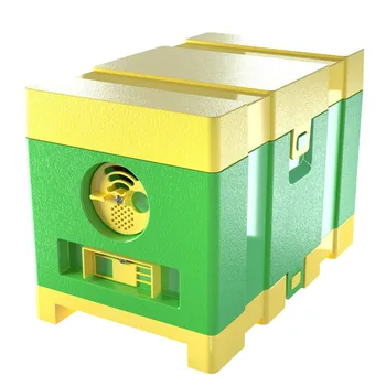 Műanyag párosító doboz Tartós és egymásra rakható méhkirálynő tenyésztődoboz méhészethez Mini kaptár kaptár Méh felszerelés doboz