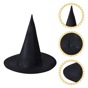 6 db Halloween varázsló kalap cosplay kellékek jelmez kiegészítő boszorkány gyártmány kiegészítők étkezőasztal oxfordi kendő gyermek dekoráció