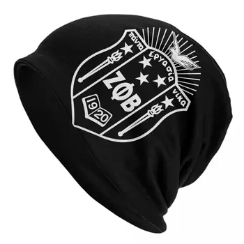 Zeta Phi Beta motorháztető kalap kötött kalap férfi női hűvös Unisex felnőtt téli meleg sapka sapka