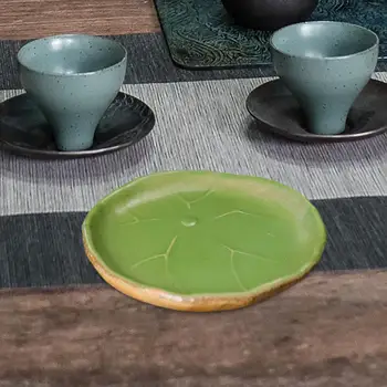 Lótuszlevél tea kisállat dísztálca grafika otthoni dekorációhoz Teaház asztallap