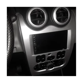 Double Din Car DVD rádió Fascia keret RENAULT LOGAN 2010-2013 LHD 7 INCH adapter CD panel díszítő készlet keret
