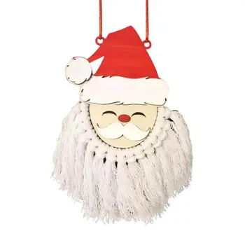Karácsonyi függő dekoráció Karácsonyi dísz Imádnivaló Mikulás medál bojt Vicces fa karácsonyfa függő dísz