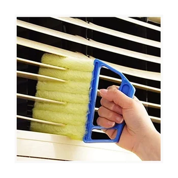 4db kézi redőnyök tisztító redőny függönykefe poreltávolító légkondicionáláshoz Kezdőlap /Autó szellőzőnyílások/ventilátor/redőnyök-kék