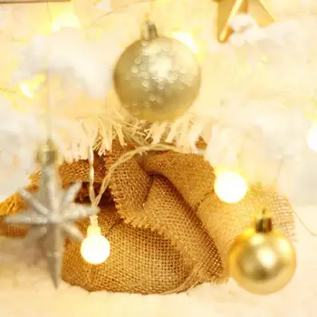 Mini karácsonyfa mesterséges LED asztali karácsonyfa dísz Több világítási mód Karácsonyi díszek konyhához