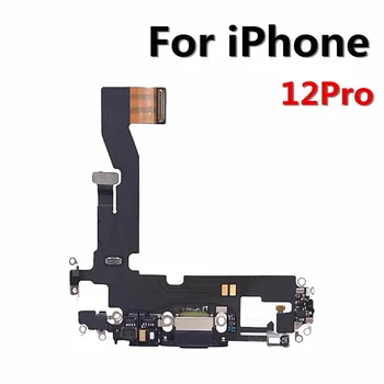 Hátsó dugó kábel iPhone 12Promax 12PROMAX USB készülékhez Töltési interfész Fejhallgató-port Mikrofon Mobiltelefon javítási alkatrészek