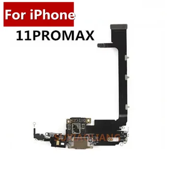 Hátsó dugó kábel iPhone 12Promax 12PROMAX USB készülékhez Töltési interfész Fejhallgató-port Mikrofon Mobiltelefon javítási alkatrészek