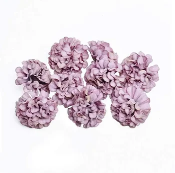 10db rózsaszín selyemrózsa művirág bazsarózsa menyasszonyi csokor esküvőre DIY dekoráció Olcsó hamis virágok Hortenzia kézművesség