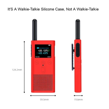  HOT-For Xiaomi Walkie Talkie 2S védőtok szilikon tok Interphone védőhéj leejtésgátló kiegészítők