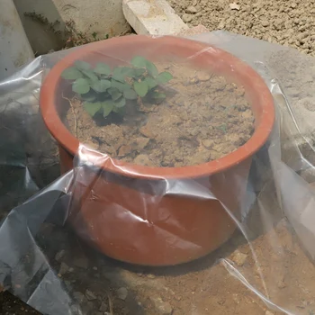 0,04 ~ 0,16 mm átlátszó műanyag PE fólia üvegházi kerti zöldségnövények fedele fagyvédő fólia esőálló szövet
