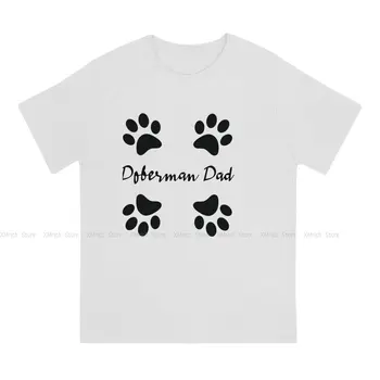 Doberman apa kutya legújabb póló férfiaknak Doberman apa kerek nyakú tiszta pamut póló megkülönböztető ajándékruhák kültériWear