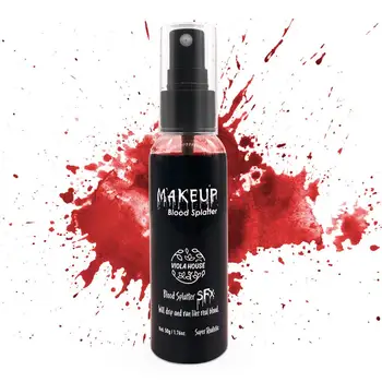 Blood Splatter Effect Spray Party Cosplay Makeup Realisztikus Halloween Fake Blood Set csöpögő vérhez Sminkhez
