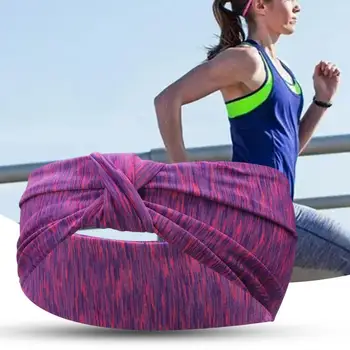Sport jóga Női fejpánt Divat Fejpánt rugalmasság Széles csomó Design jóga melegítőszalag futáshoz