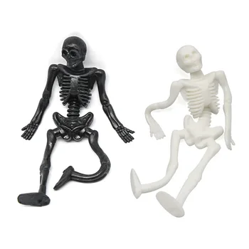 10/20Pcs TPR puha, rugalmasan nyújtható csontváz pókháló horror újdonság játékok gyerekeknek születésnapi zsúr kedvez Halloween dekoráció