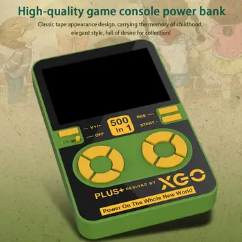 beépített 500 klasszikus gyermekkori játék Retro játékkonzol Vezeték nélküli Power Bank 5000mAh 2 az 1-ben Magsafe 15 W-os gyorstöltés iPhone-hoz