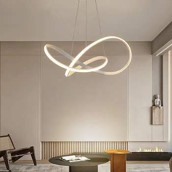 Nordic LED függőlámpa nappalihoz Étkező hall hálószoba Hotel függő lámpa beltéri lakberendezés világítótest lámpatest csillogás