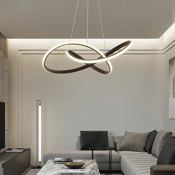 Nordic LED függőlámpa nappalihoz Étkező hall hálószoba Hotel függő lámpa beltéri lakberendezés világítótest lámpatest csillogás