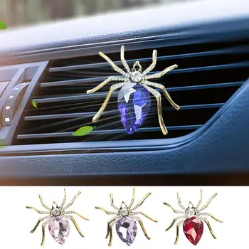 Autó parfüm diffúzor Spider Car parfüm diffúzor szellőző klipek Újrafelhasználható autó parfüm diffúzorok Autós kiegészítők illóolajjal