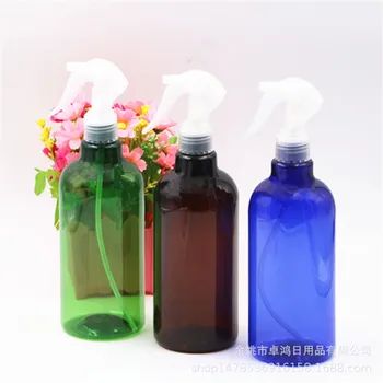500ml PET műanyag palack Kis egér Üres palack Kézi szórópisztoly Palackozott parfümös üveg Virágok öntözése